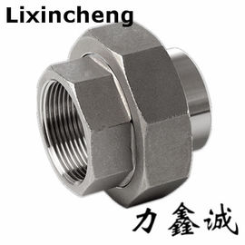 Linha de aço inoxidável das UNIÕES dos encaixes de tubulação SS304 Unions/ss306: união de ff/fm/bw com união de telfon/PTFE/uniões cônicas