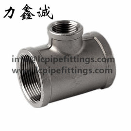 De aço inoxidável reduza o T (RTB) três que a maneira conecta a linha do bsp dos encaixes de tubulação/npt da fabricação de China com o preço baixo