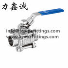 Stainless Steel 3 pc weld ball valve butt weld:ASME B16.25(Sch40) SS304 3" PN63 BW with low price of valve Supplier